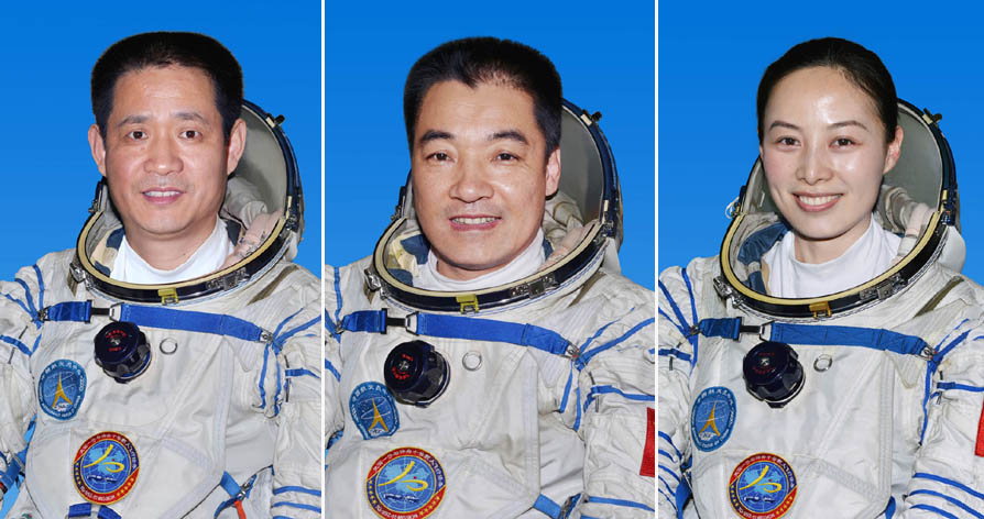 授權發布：神十乘組航天員簡歷及標準照