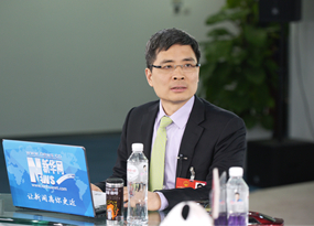 周云杰在訪談現場