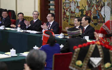 李克強參加廣西代表團(tuán)審議