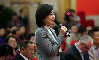 中央電視臺、中國網絡電視臺記者提問